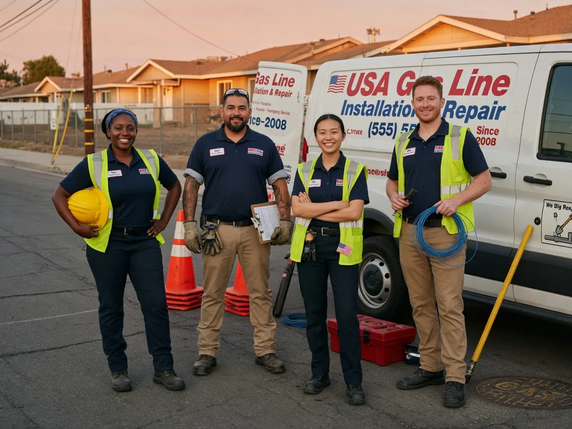 Gas Line Installation company in Freeport, MN